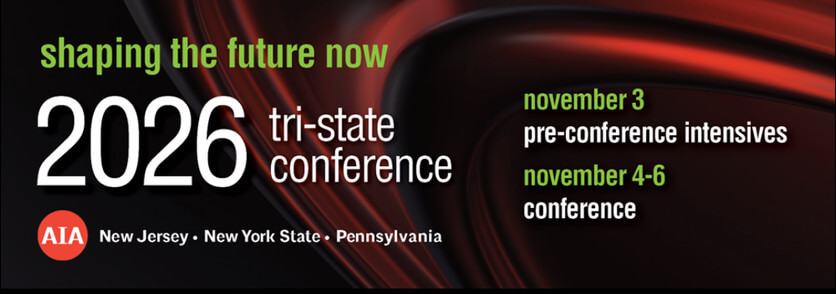 2026 AIA Tri-State Conference, November 4 to 6, with pre-conference intensives November 3