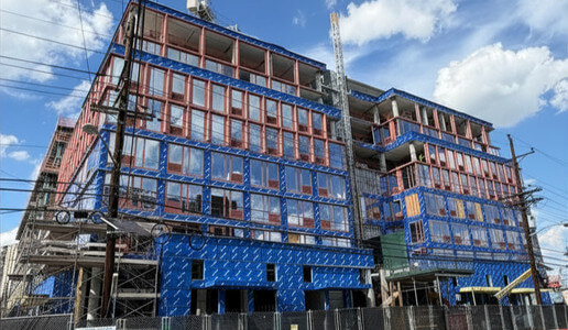 1500 Clinton Street under construction
